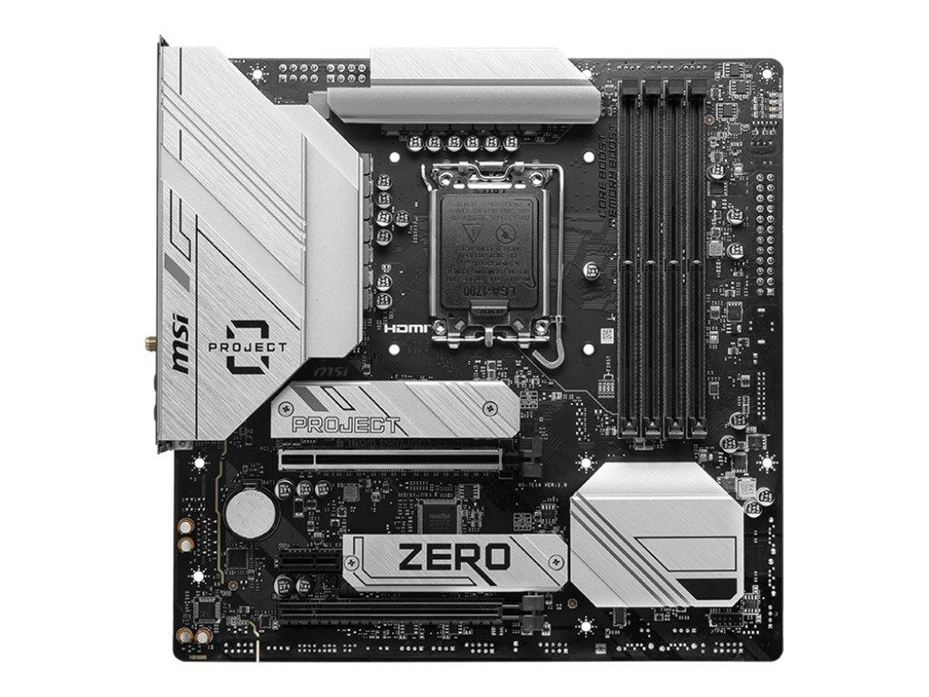 MSI - B760M PROJECT ZERO - Mainboard - mATX