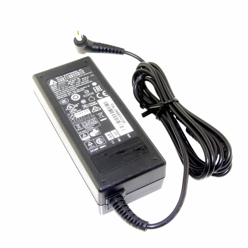 Acer AC Adaptor 65 W - Stromversorgung (100 - 240 V, 50/60 Hz, 65 W, Innenraum, Notebook, Schwarz)