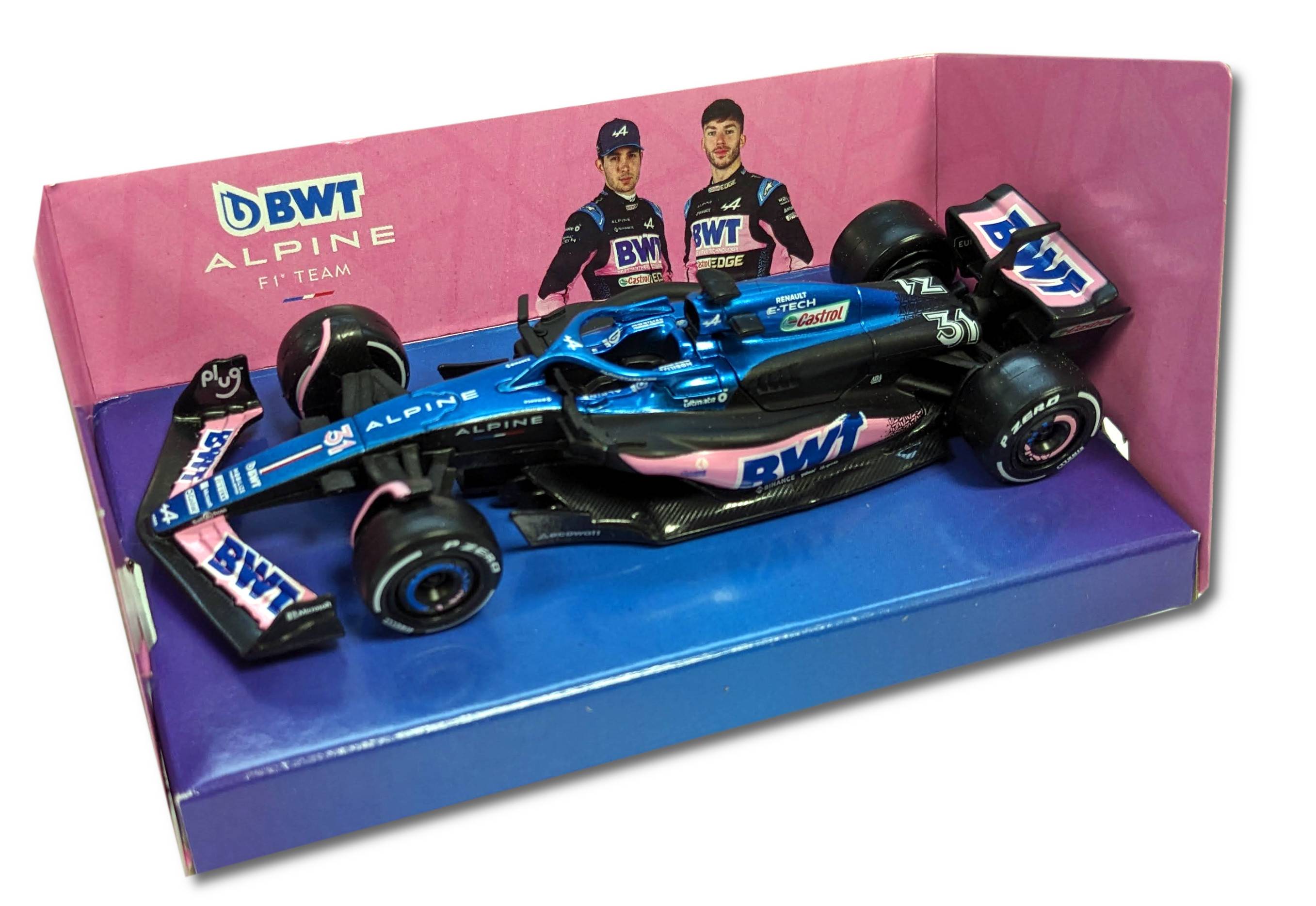 Bburago 18-38072O - Modellauto - F1 Renault Alpine A523 '23 #31 Ocon (Maßstab 1:43)