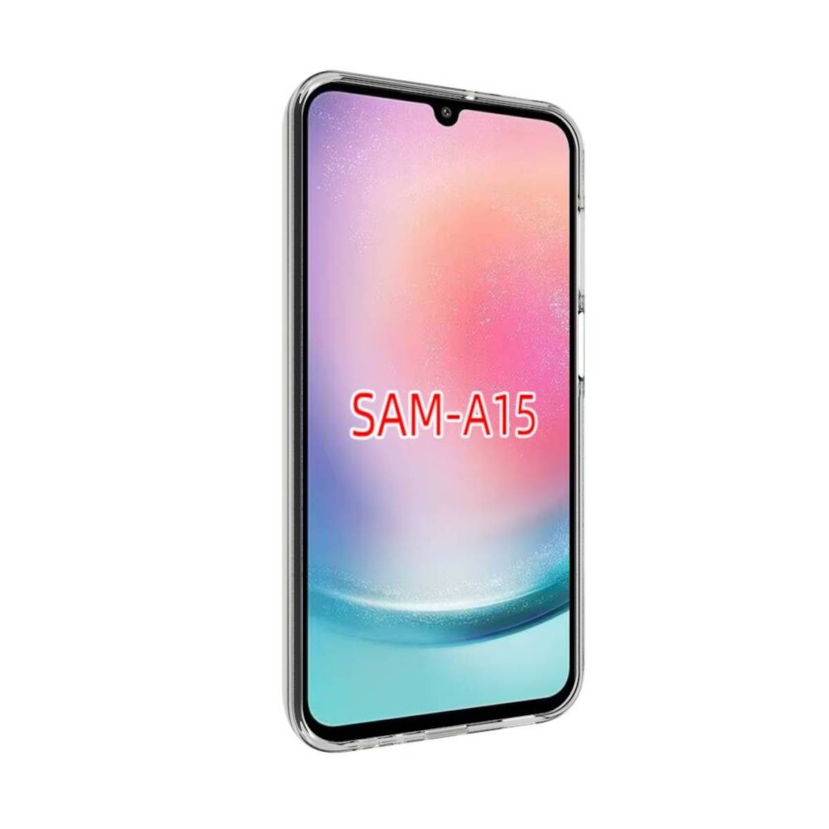 Für Samsung Galaxy A15 Silikoncase TPU Schutz Transparent Handy Hülle