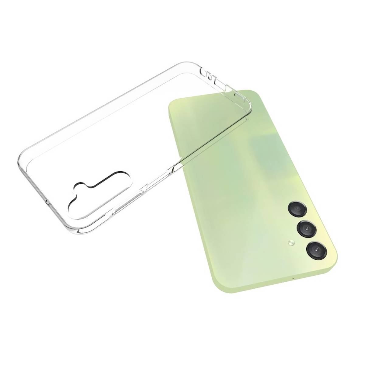 Für Samsung Galaxy A15 Silikoncase TPU Schutz Transparent Handy Hülle