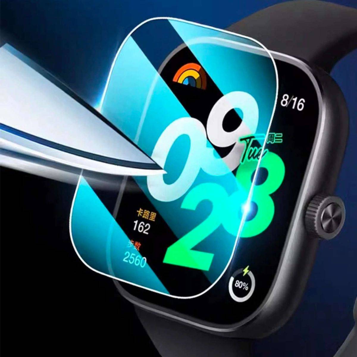 Für Xiaomi Redmi Watch 4 2.5D 0,26mm H9 Hart Glas Schutz Transparent