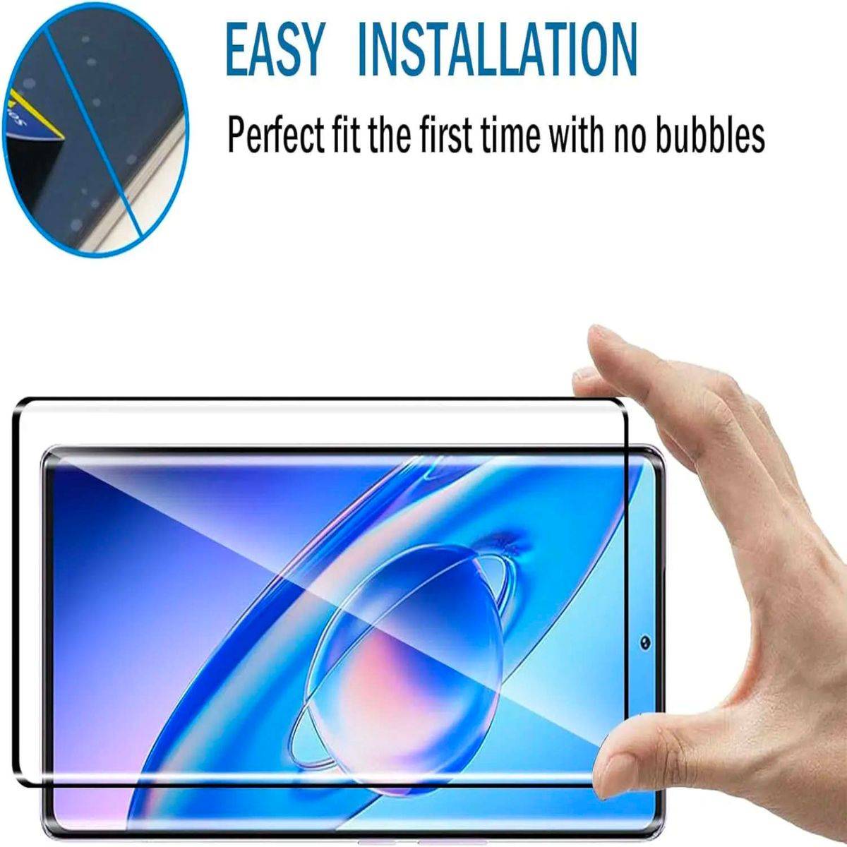Für Blackview A200 Pro 3D Curved Premium 0,3 mm H9 Hart Glas Folie
