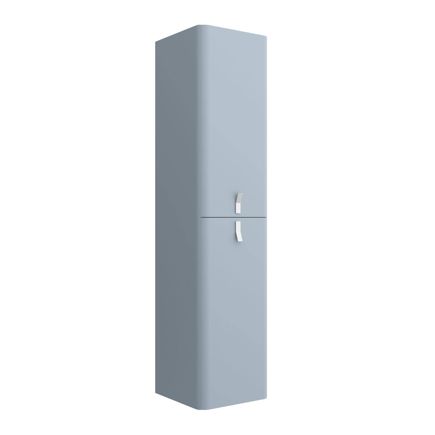 Colonne murale UNIIQ Blue fog mobilier de salle de bains