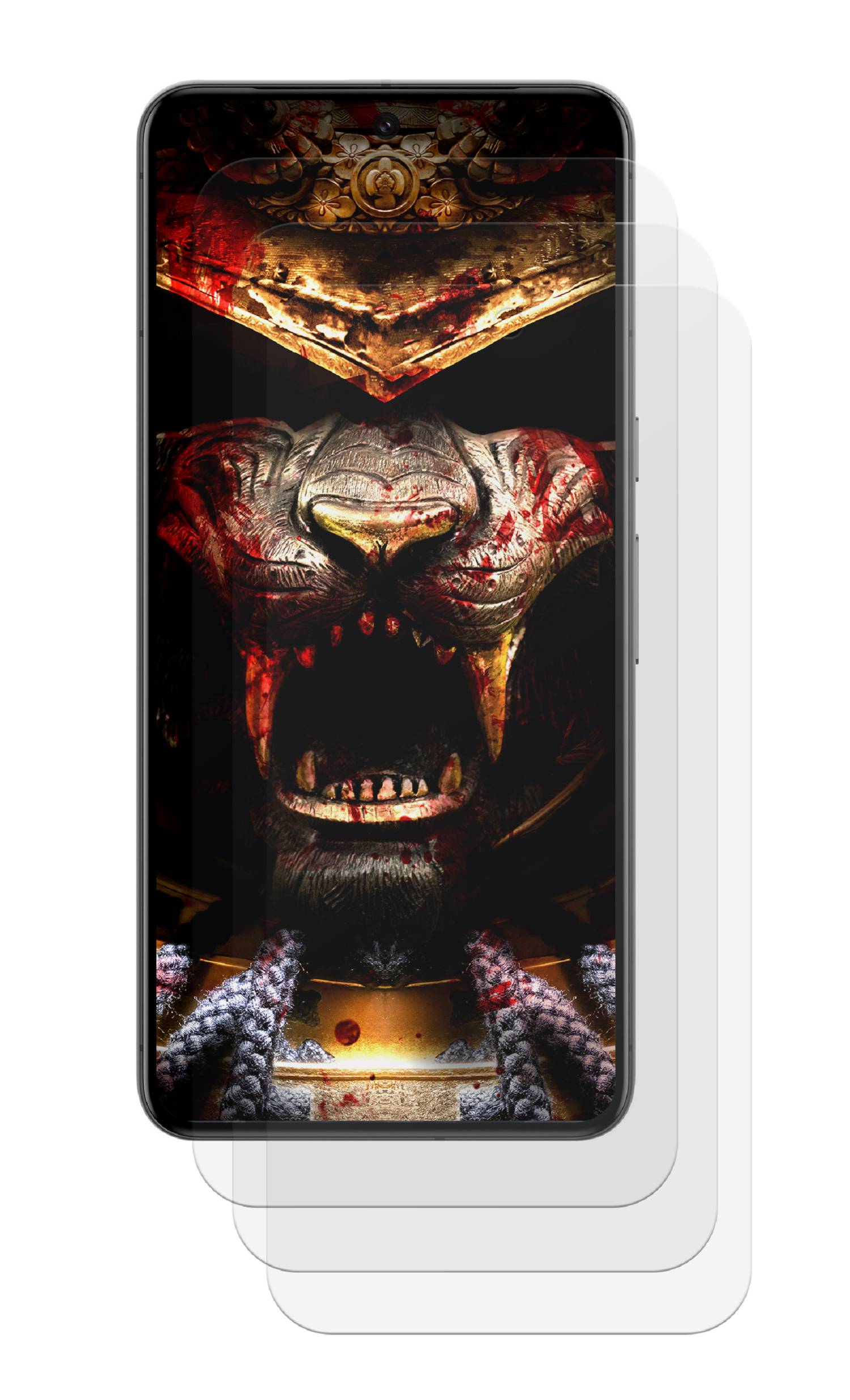 3x Echtes Tempered 9H Panzerhartglas für Google Pixel 8 Pro 3D KLAR Displayschutz Schutzglas Displayglas Panzerglas Glasfolie Sicherheitsglas