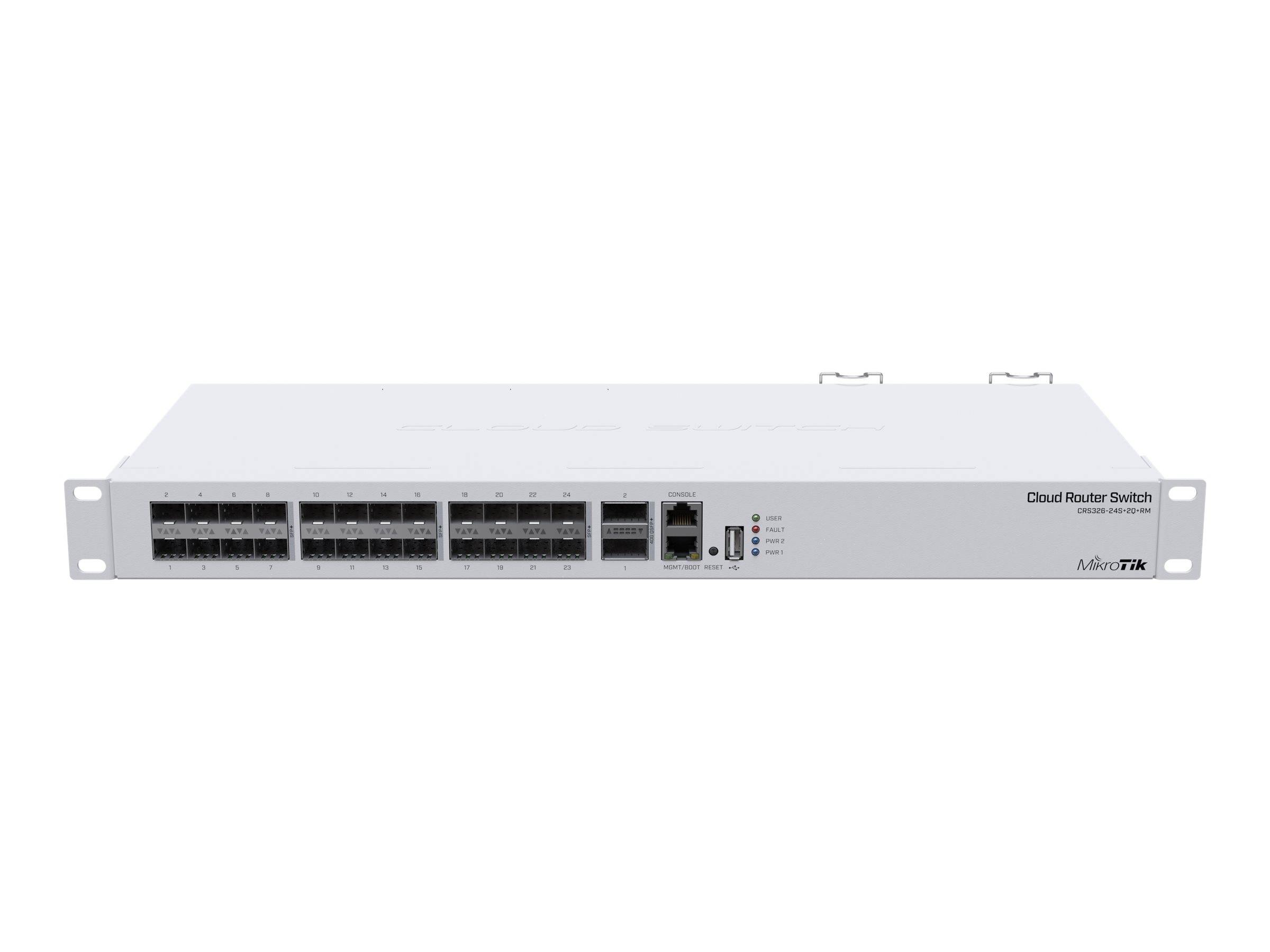 MikroTik Cloud Router Switch CRS326-24S+2Q+RM - Switch - L3 - managed - 24 x 10