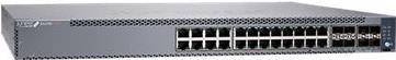 Juniper EX4100 24-Port 10/100/1000BaseT PoE+, 4x 10G SFP+ Uplink ports, 4x 25G SFP28 Stacking/Uplink ports, redundant