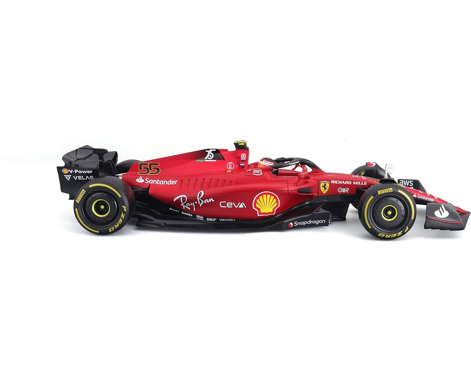 Bburago 18-16812S - Modellauto - F1 Ferrari SF-23, 2023 Sainz (Maßstab 1:18) Formel 1 Auto