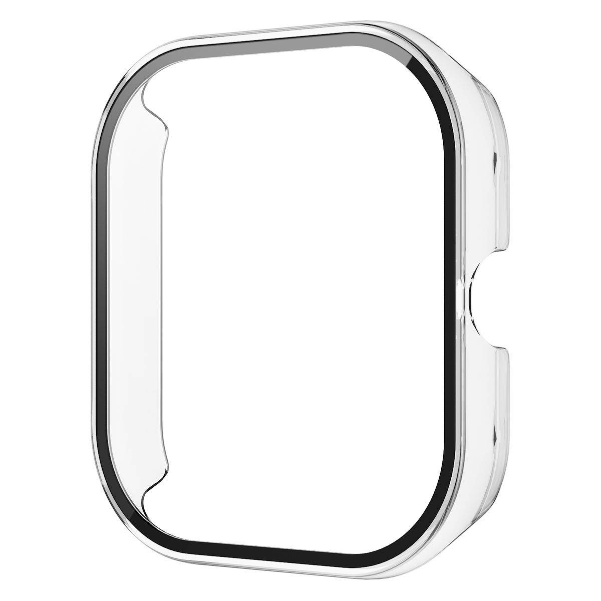 Für Xiaomi Redmi Watch 4 Kunststoff Hülle + 3D Hartglas Transparent