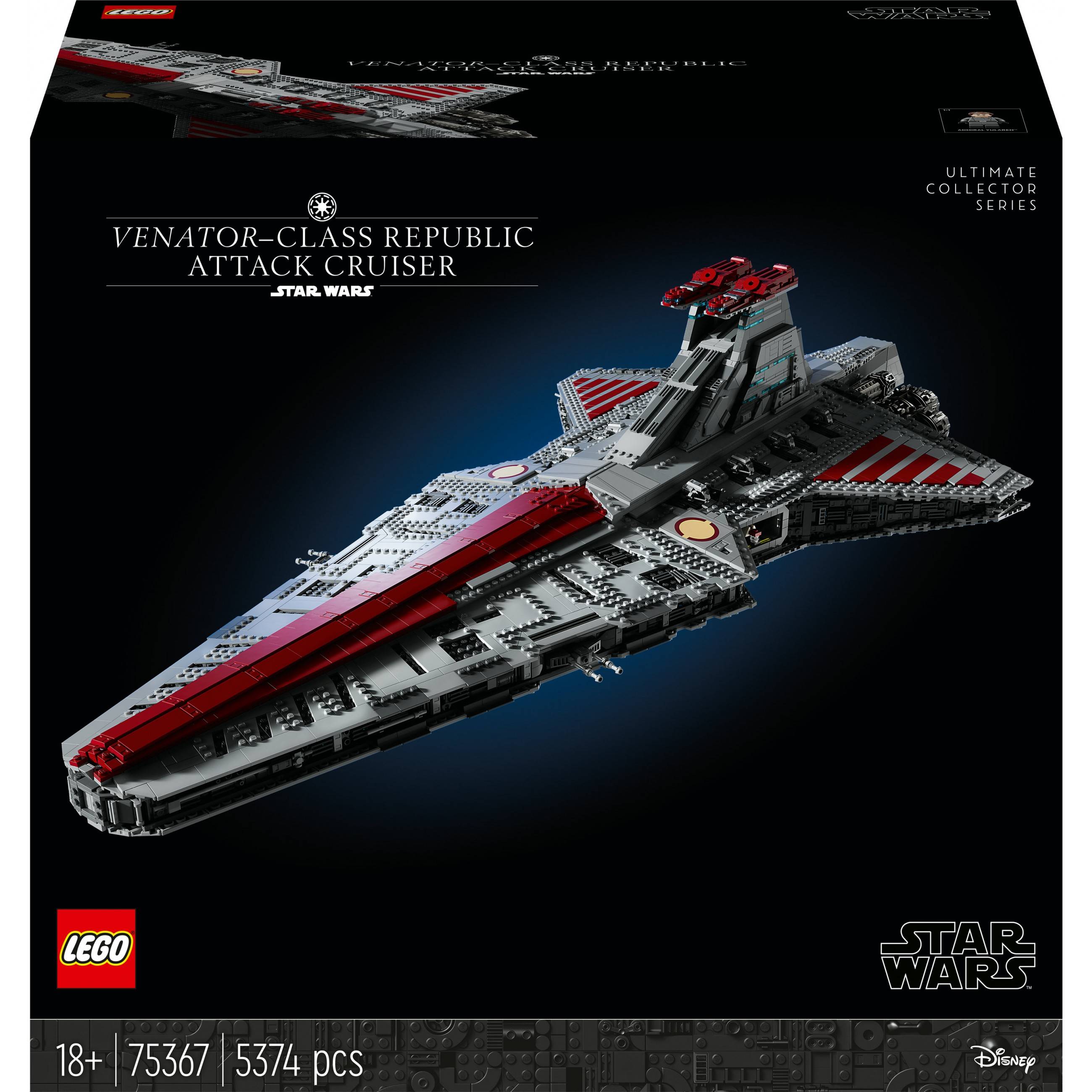 LEGO Star Wars Venator-Class Republic Attack Cruiser 75367 Home & Living Spielzeug