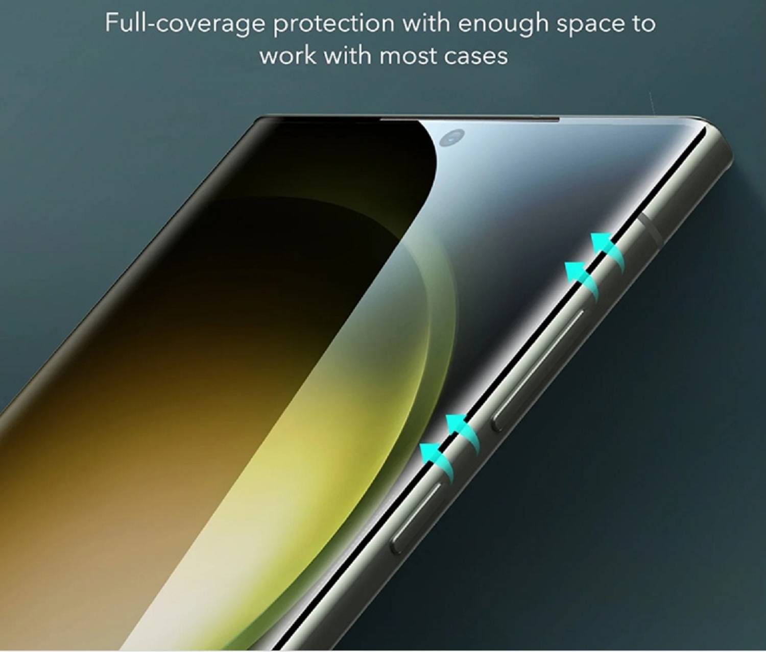3x 9H Panzerhartglas für Samsung Galaxy S22 Ultra FULL CURVED 3D KLAR Displayglas Schutzglas Displayschutz Echtes Tempered Panzerglas Schutzfolie
