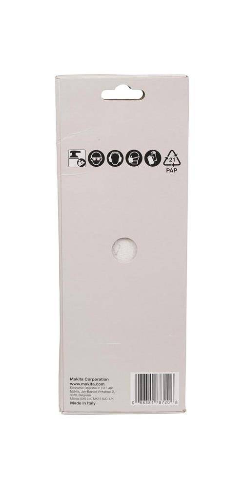 makita Schleifpapier E-19641 Abm.93x184mm K80