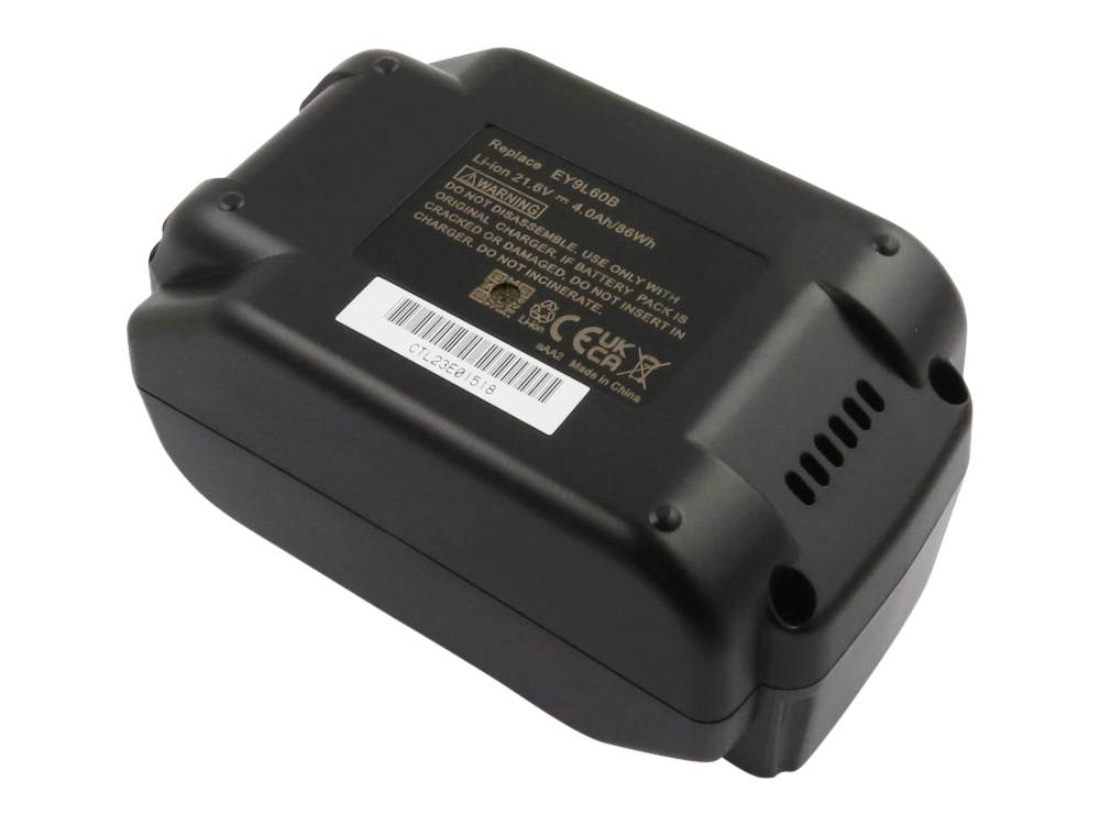 Akku passend für Panasonic EY7460, EY9L60, Li-ion, 21,6V, 4000mAh, 86,4Wh