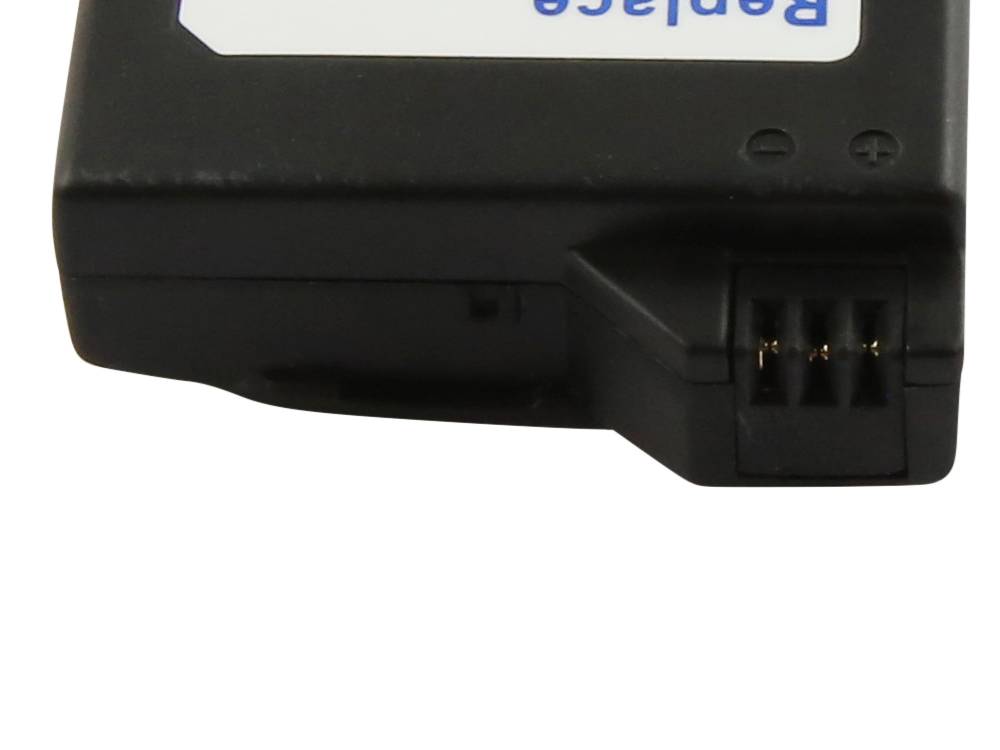 Akku passend für Sony PSP-S110, Li-Polymer, 3,7V, 1800mAh, 6,7Wh, 2nd Generation, mit extra hoher Leistung, mit Gehäusea