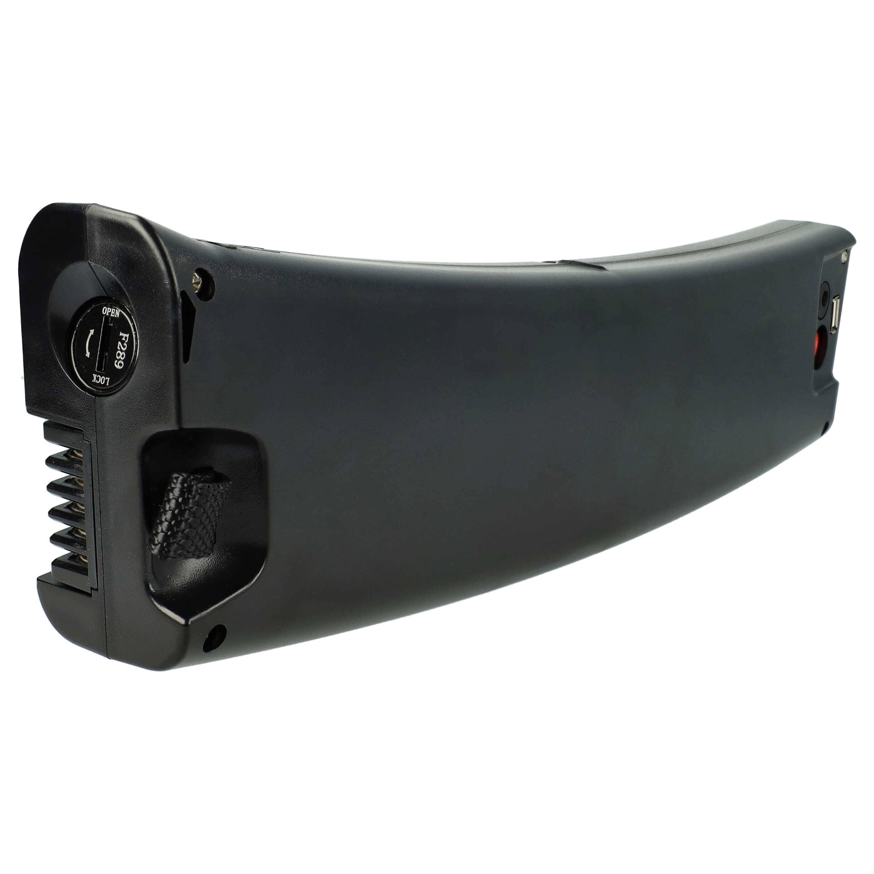 vhbw Akku kompatibel mit Allegro E-FOLDING Clap C 20, Bagi Bike, B16, 250W 14 E-Bike Elektrofahrrad (8,7 Ah, 36 V, Li-Ion) + Ladegerät - Schwarz