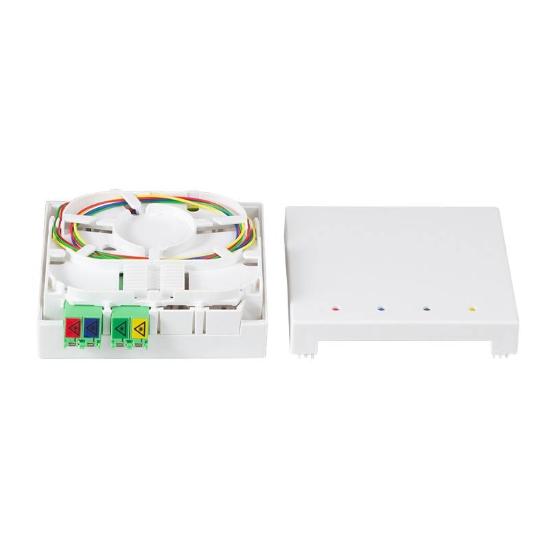 LOGILINK FTTH-Anschlussbox FB4LC20, 2x LCD/APC, mit 20 m Anschlusskabel