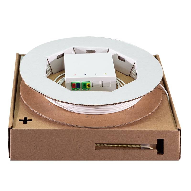 LOGILINK FTTH-Anschlussbox FB4LC20, 2x LCD/APC, mit 20 m Anschlusskabel