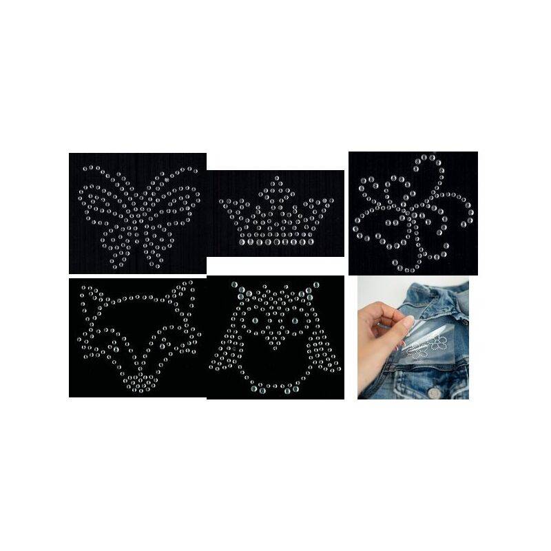 KLEIBER Strass-Applikation "Schmetterling", 55 x 60 mm