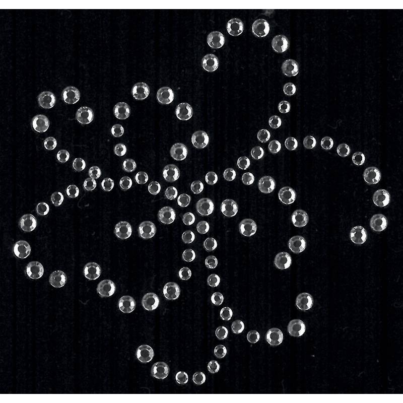 KLEIBER Strass-Applikation "Blume Fantasie 1"