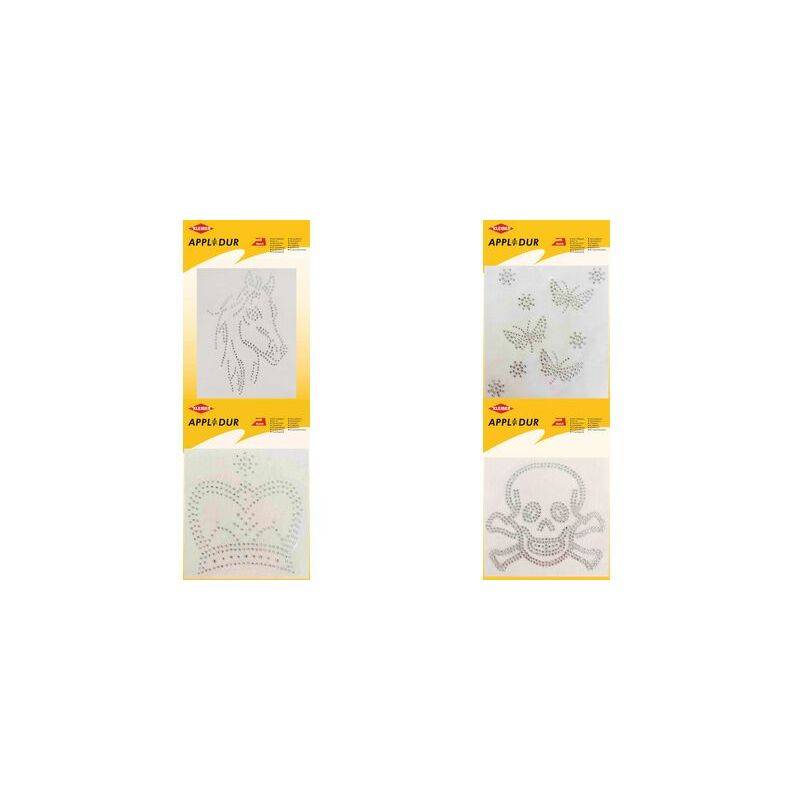 KLEIBER Strass-Applikation XL "Pferdekopf 1", 90 x 145 mm