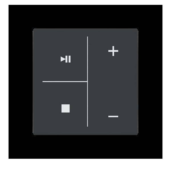 Busch-Jaeger Abdeckung als Taster LFMW/A.4.63.11-81