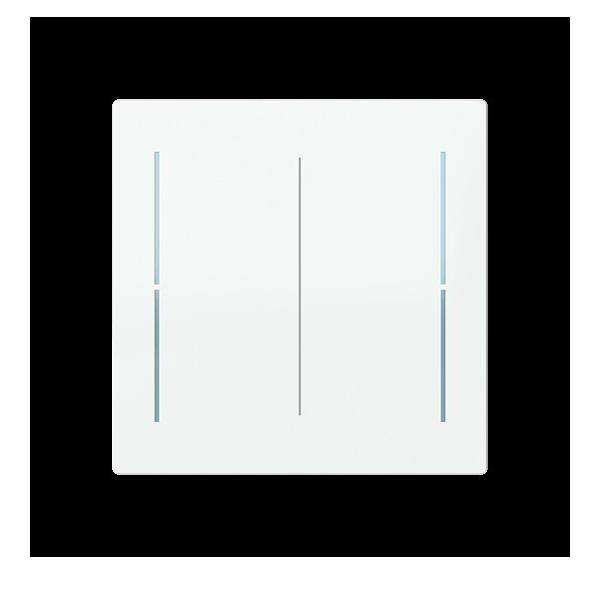 Busch-Jaeger Abdeckung, 2-fach LFW/A.2.70.11-44g