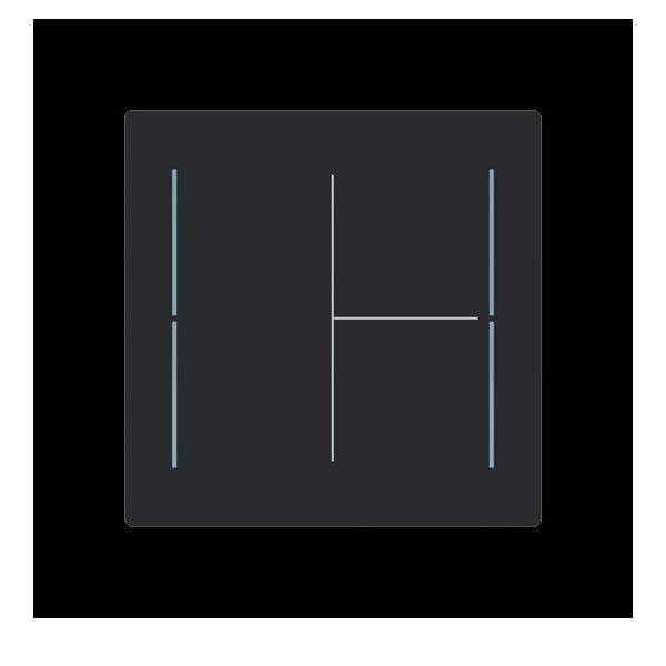 Busch-Jaeger Abdeckung, 3-fach LFW/A.3.70.11-45m