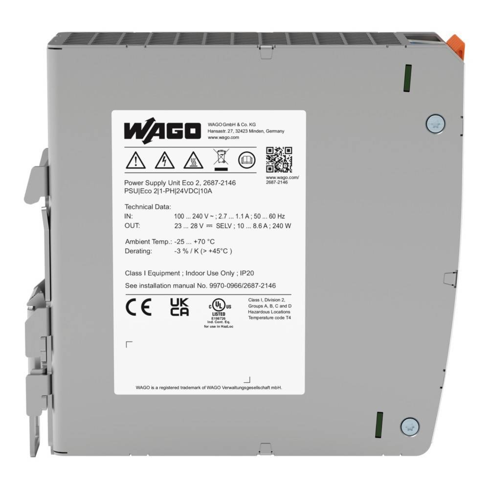 WAGO GmbH &amp; Co. KG Stromversorgung 2687-2146