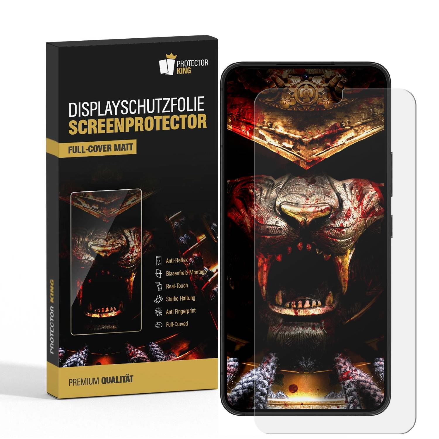 4x PREMIUM Displayschutzfolie für Samsung Galaxy A53 FULL COVER MATT ENTSPIEGELT Displayschutz Schutzfolie Folie