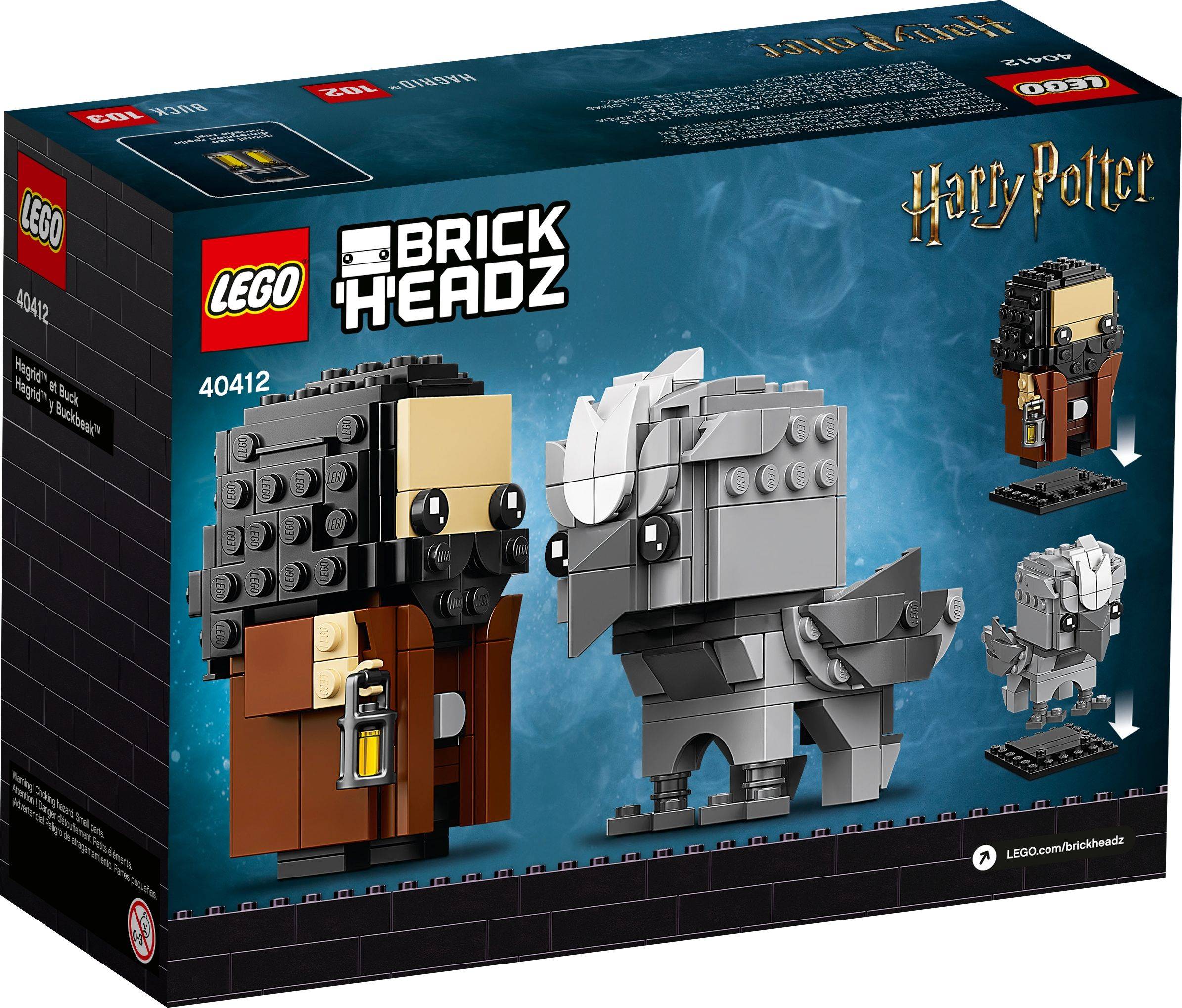 LEGO® Brickheadz 40412 Hagrid™ und Seidenschnabel