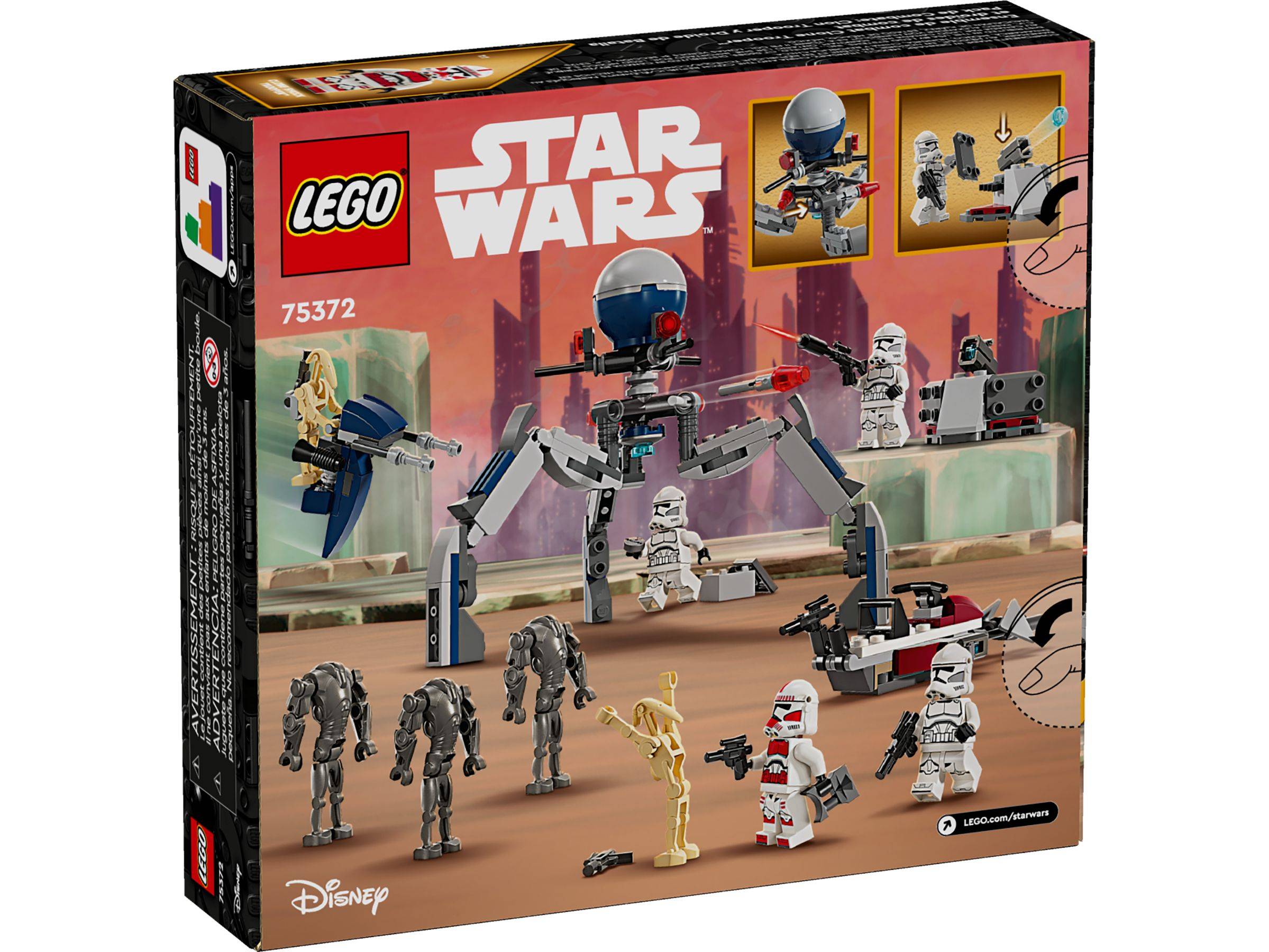 LEGO® Star Wars™ 75372 Clone Trooper™ & Battle Droid™ Battle Pack