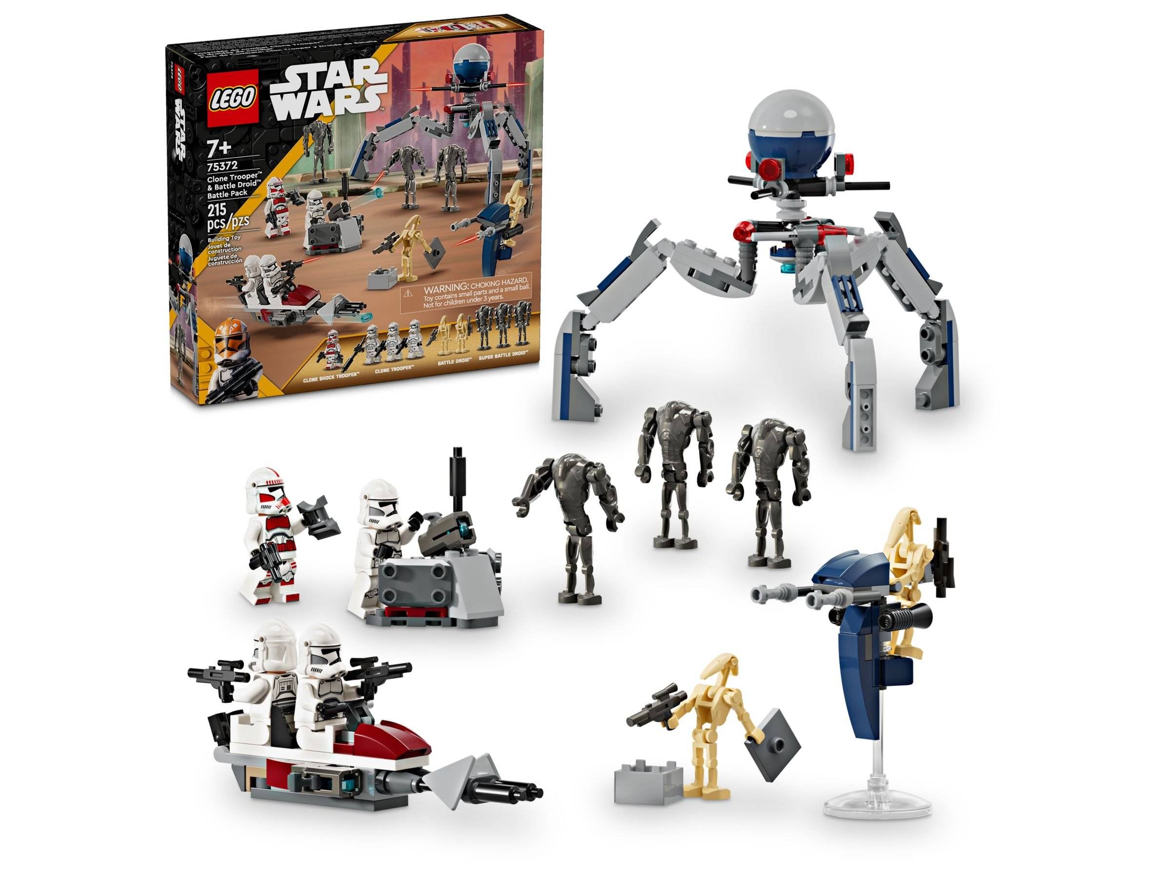LEGO® Star Wars™ 75372 Clone Trooper™ & Battle Droid™ Battle Pack