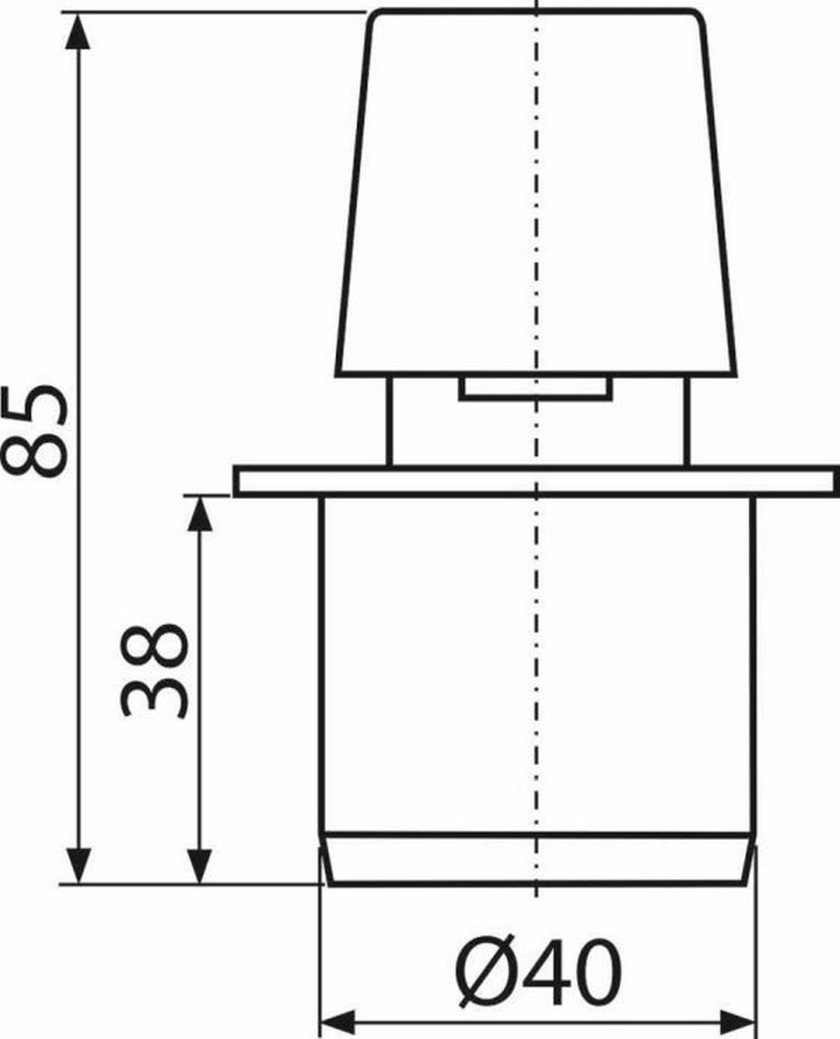 AlcaDrain Rohrbelüfter DN40