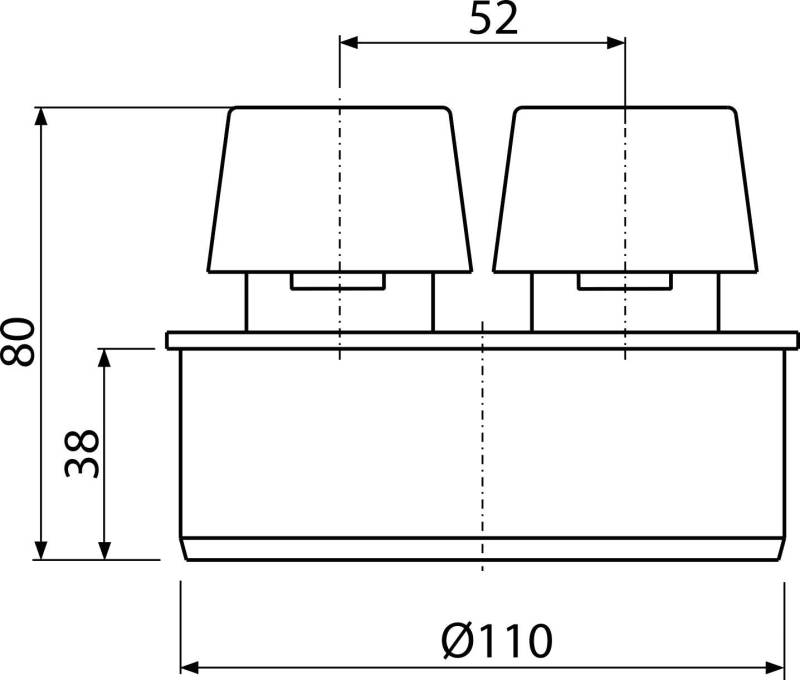 AlcaDrain Rohrbelüfter DN110