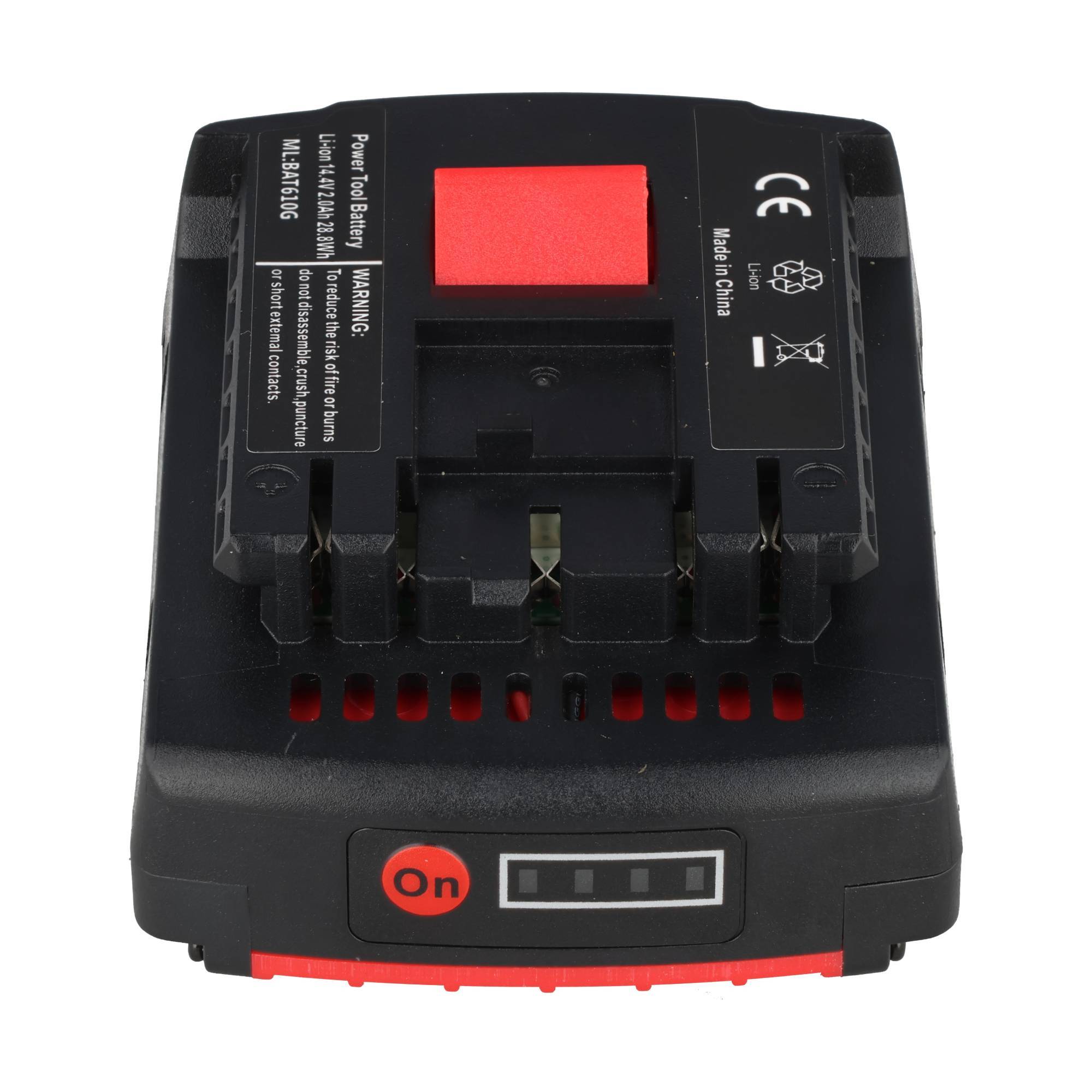 Akku kompatibel für Bosch GDR 14,4V-LI, GSR 14,4 VE-2-LI, Li-ion, 14,4V, 2000mAh, 28,8Wh, schwarz