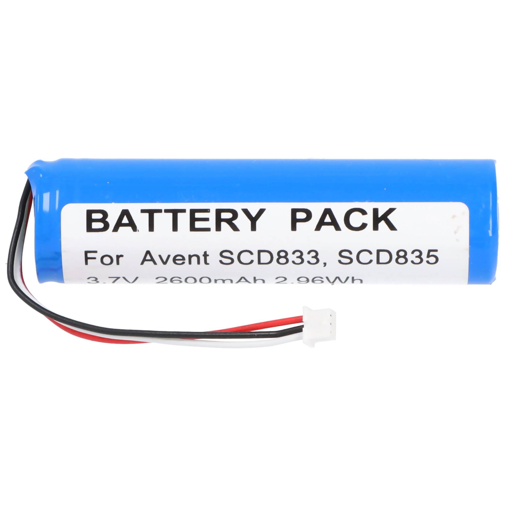 Akku passend für Philips Avent SCD833, SCD835, Li-ion, 3,7V, 2600mAh, 9,6Wh