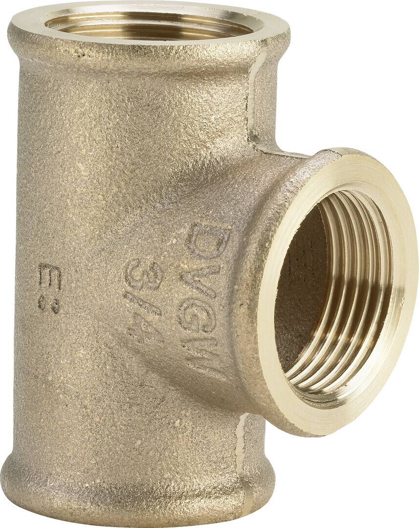 VIEGA T-Stück Rotguss IG reduziert 1 x1 x1/2