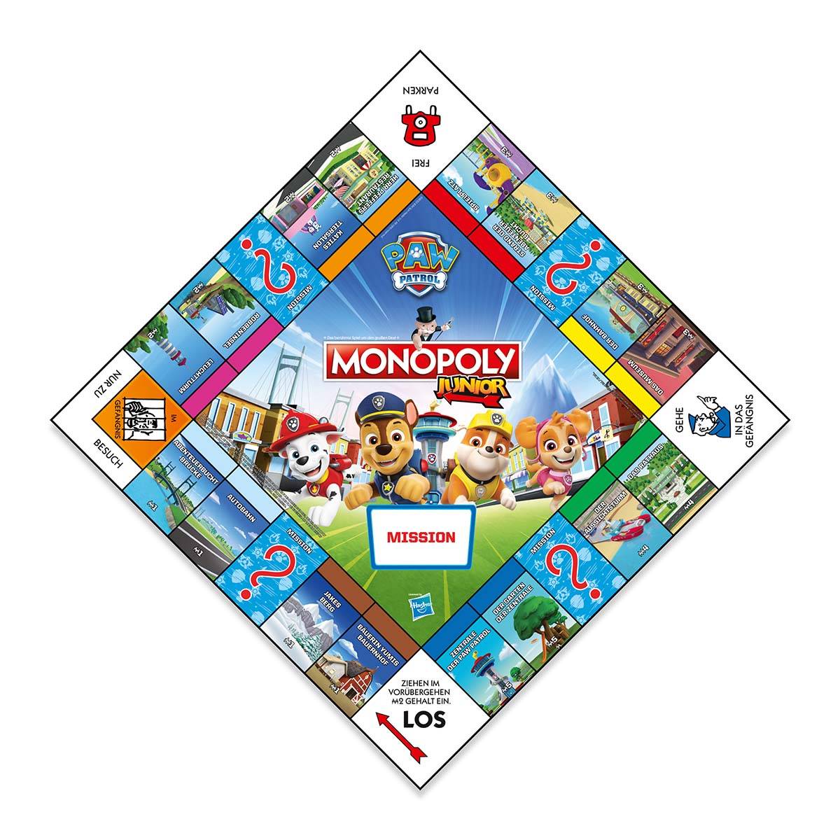 Monopoly Junior - Paw Patrol Gesellschaftsspiel Brettspiel Spiel