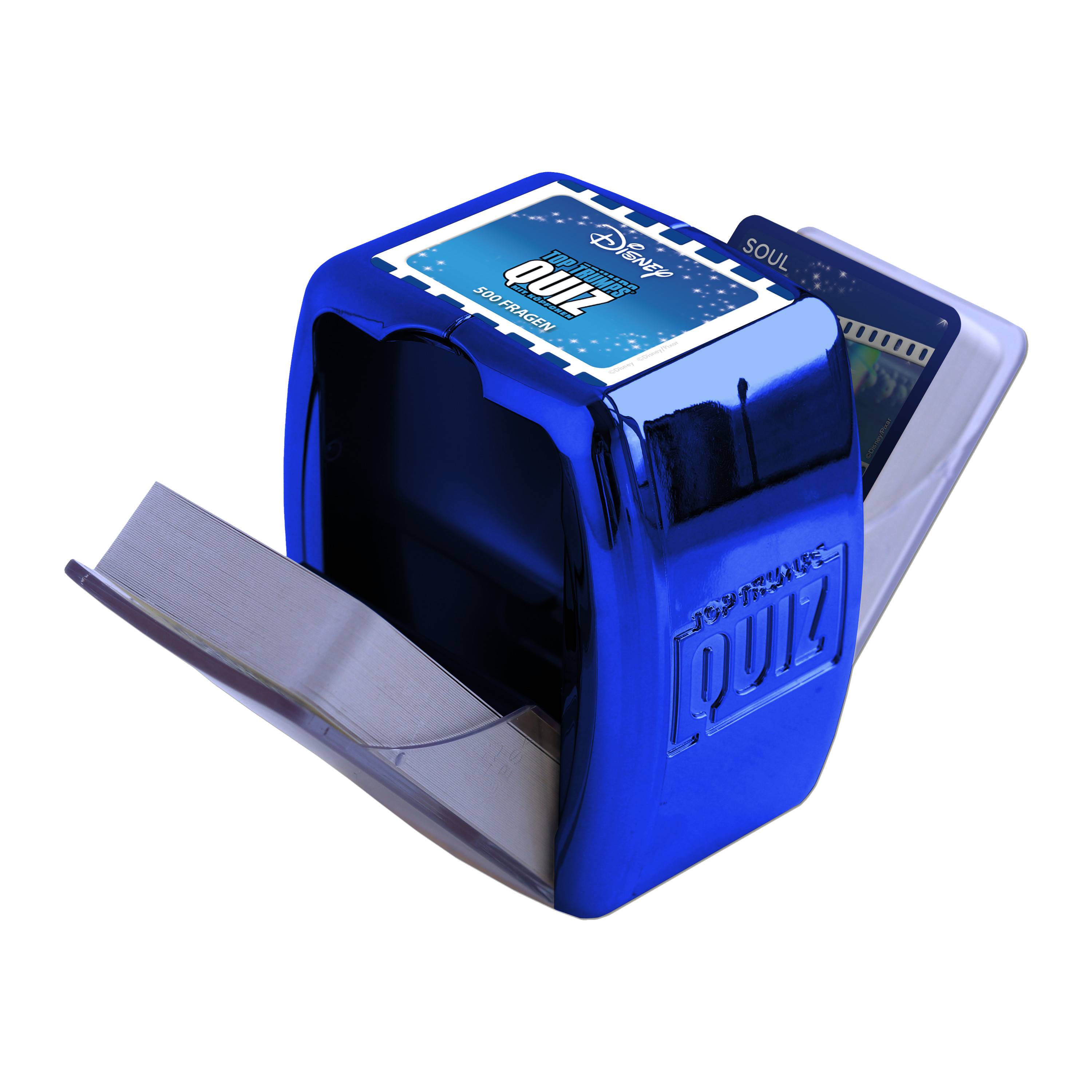 Top Trumps Quiz - Disney (Neuauflage im Metallic Case) Ratespiel Wissensspiel Fragespiel Gesellschaftsspiel