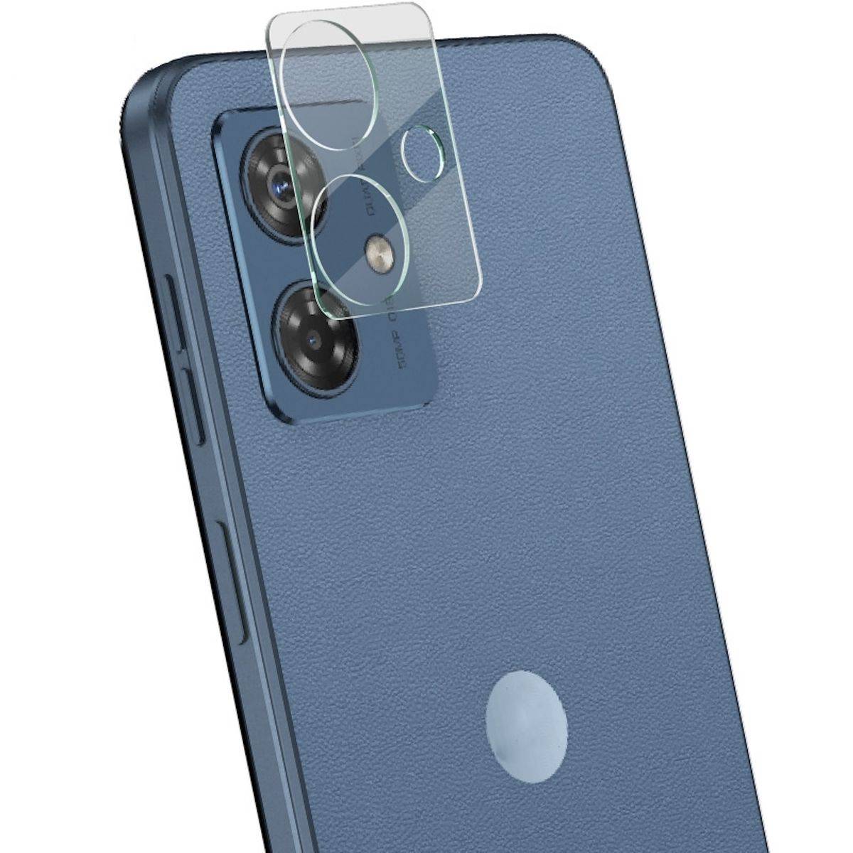 Für Motorola Moto G54 Schutzglas für Kamera Komplettschutz Transparent