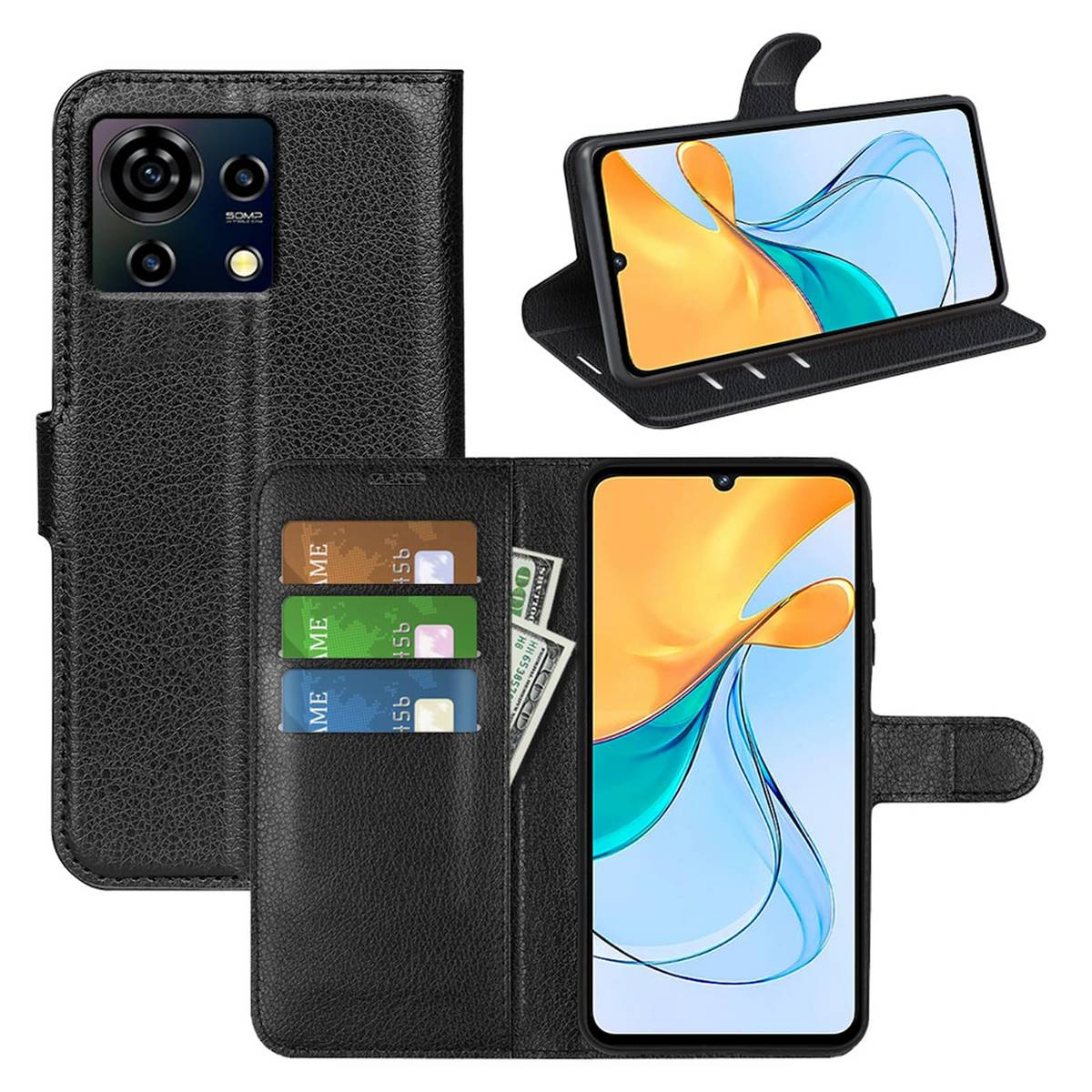 Für ZTE Blade V50 Vita Handy Tasche Wallet Premium Schutz Hülle Cover