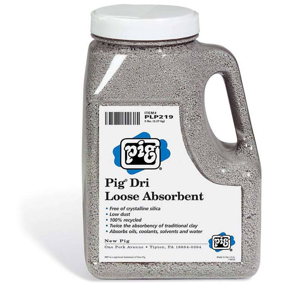 PIG® DRI Streumittel - absorbiert 9,5 l/VE - in 2,6 kg Flasche - VE 4 Flaschen - Preis per VE