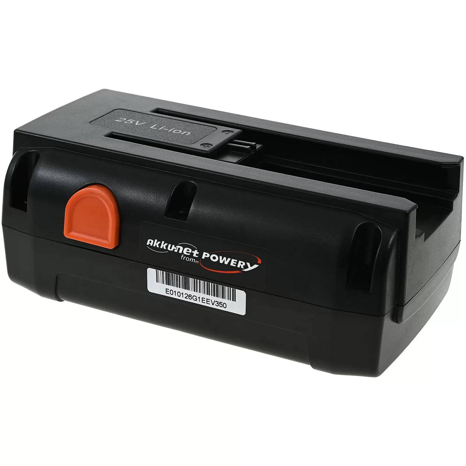 Akku für Gardena Akku-Spindelmäher 380 Li Typ 04025-20 25 Volt 3000mAh
