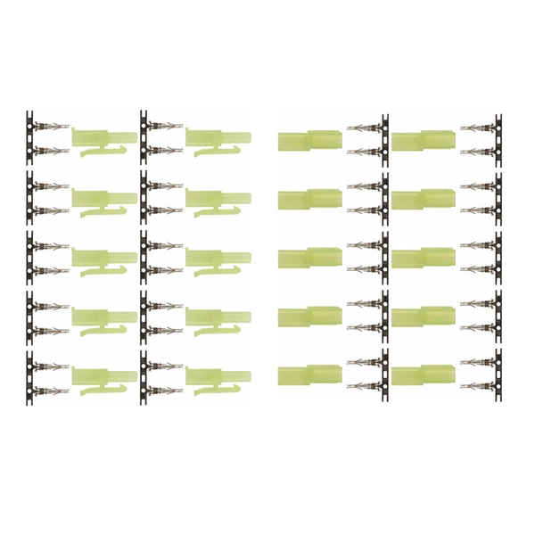 Marfitec T95 Steckverbinder 10 Paar | Mini Tamiya kompatibel | Lötfreie RC Verbindung Marfitec T95 Steckverbinder 10 Paar | Mini Tamiya kompatibel | Lötfreie RC Verbindung