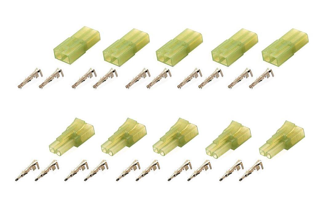 5 Paar Marfitec T95 Steckverbinder kompatibel mit Mini Tamiya (Stecker / Buchse) crimp Set