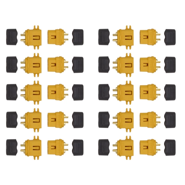 10 Paar XT60 L (20 Stück) Stecker/Buchse (male/female) 3,5 mm 10 Paar XT60 L (20 Stück) Stecker/Buchse (male/female) 3,5 mm
