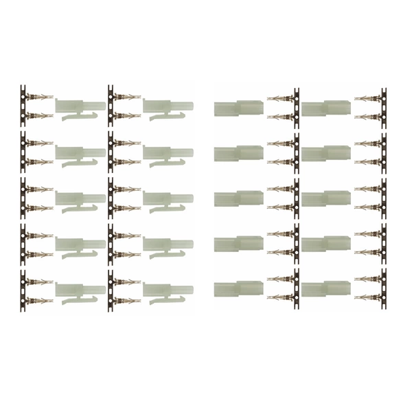 10 Paar (20 Stück) Marfitec T135 Steckverbinder kompatibel mit Tamiya (Stecker/Buchse) 10 Paar (20 Stück) Marfitec T135 Steckverbinder kompatibel mit Tamiya (Stecker/Buchse)