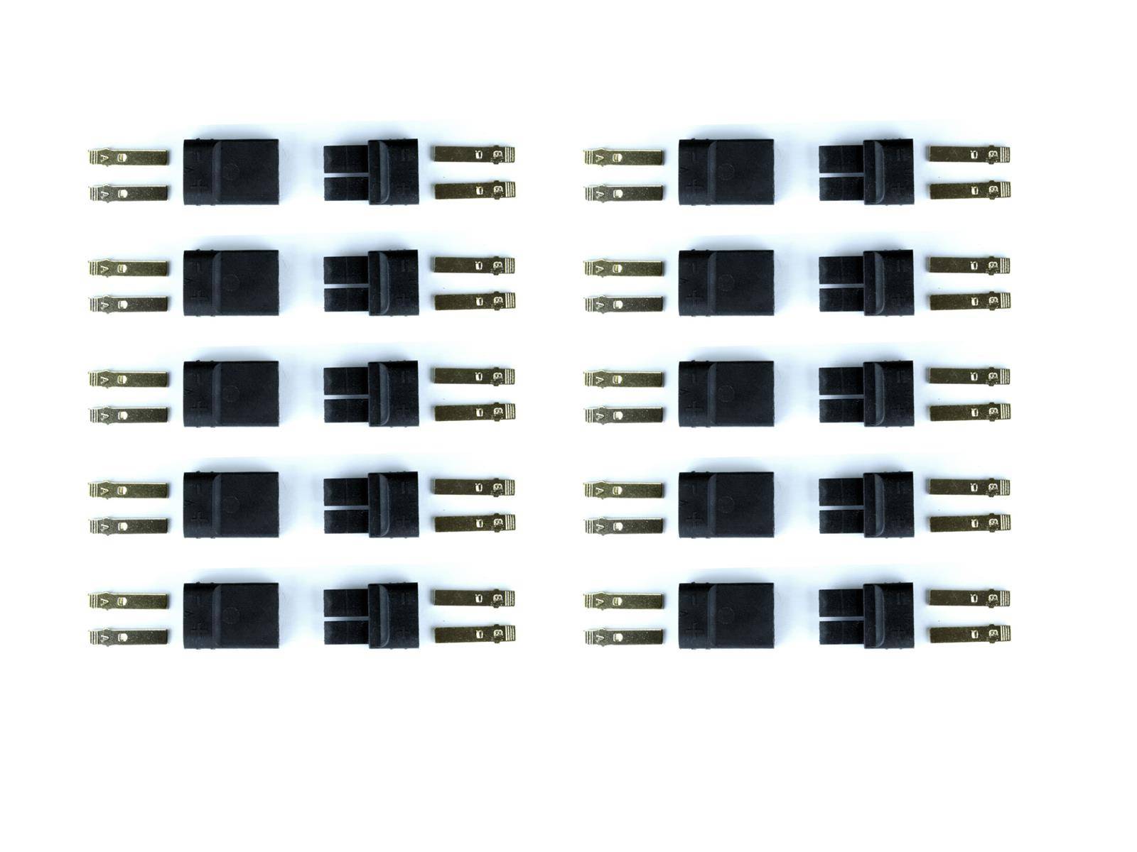 10 Paar Traxxas TRX kompatibel Stecker/Buchse Plugs