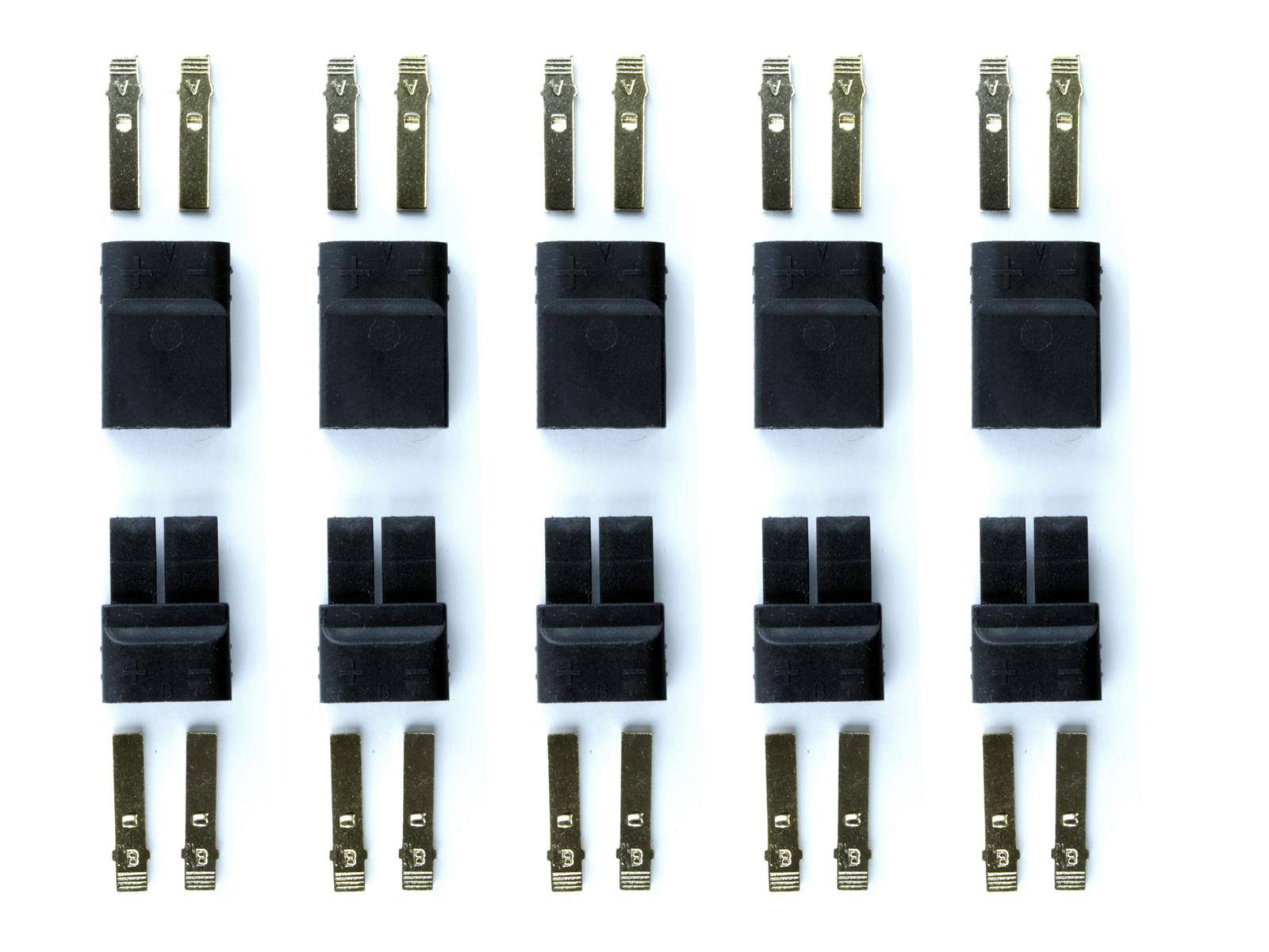 5 Paar Traxxas TRX kompatibel Stecker/Buchse Plugs