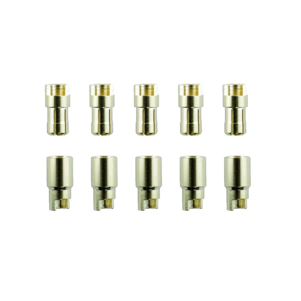 5 Paar 6 mm Goldkontaktstecker Verbinder (Stecker/Buchse) Bananenstecker 5 Paar 6 mm Goldkontaktstecker Verbinder (Stecker/Buchse) Bananenstecker